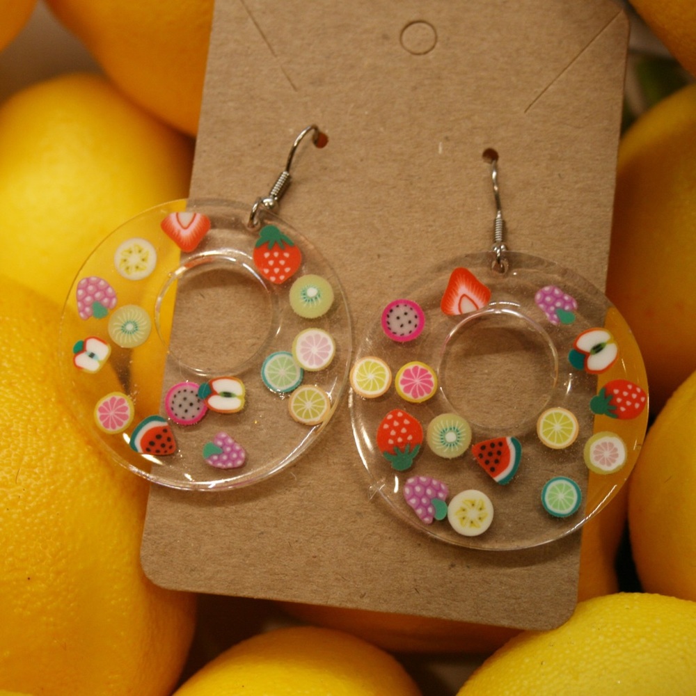 Fruit earrings